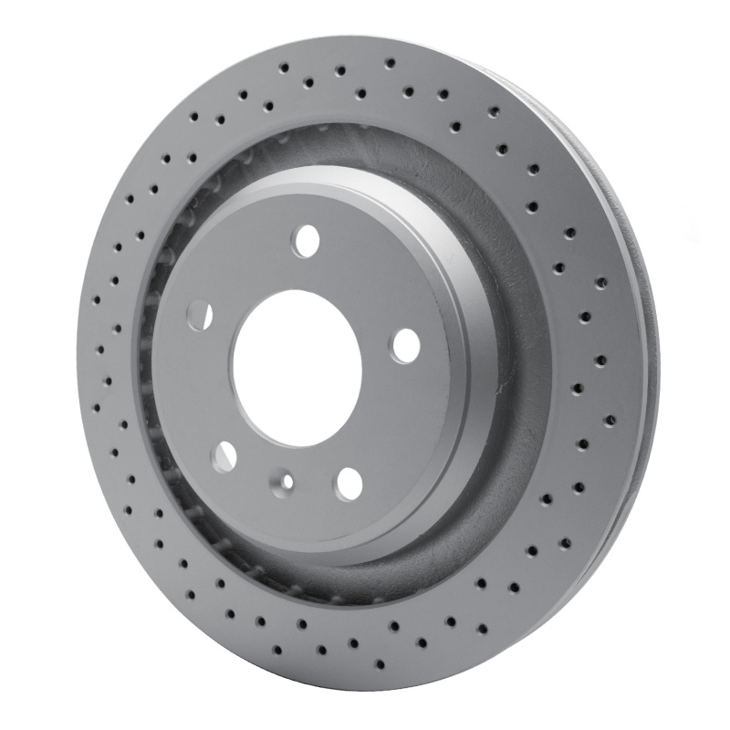 Pontiac Grand Prix Brake Rotor (1) - Rear - R1 Concepts - GeoSPEC Coated Rotor - Drilled - `05-`08